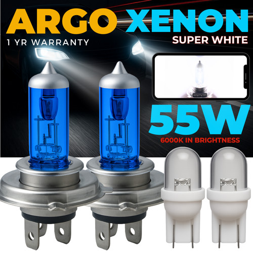 55w xenon white 472 - h4,